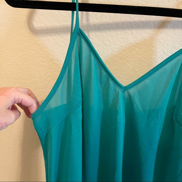 Bright Green Floral Embroidered Short Sleeve Tassel Tie Neck Flare Pocket Dress - Picture 10 of 17